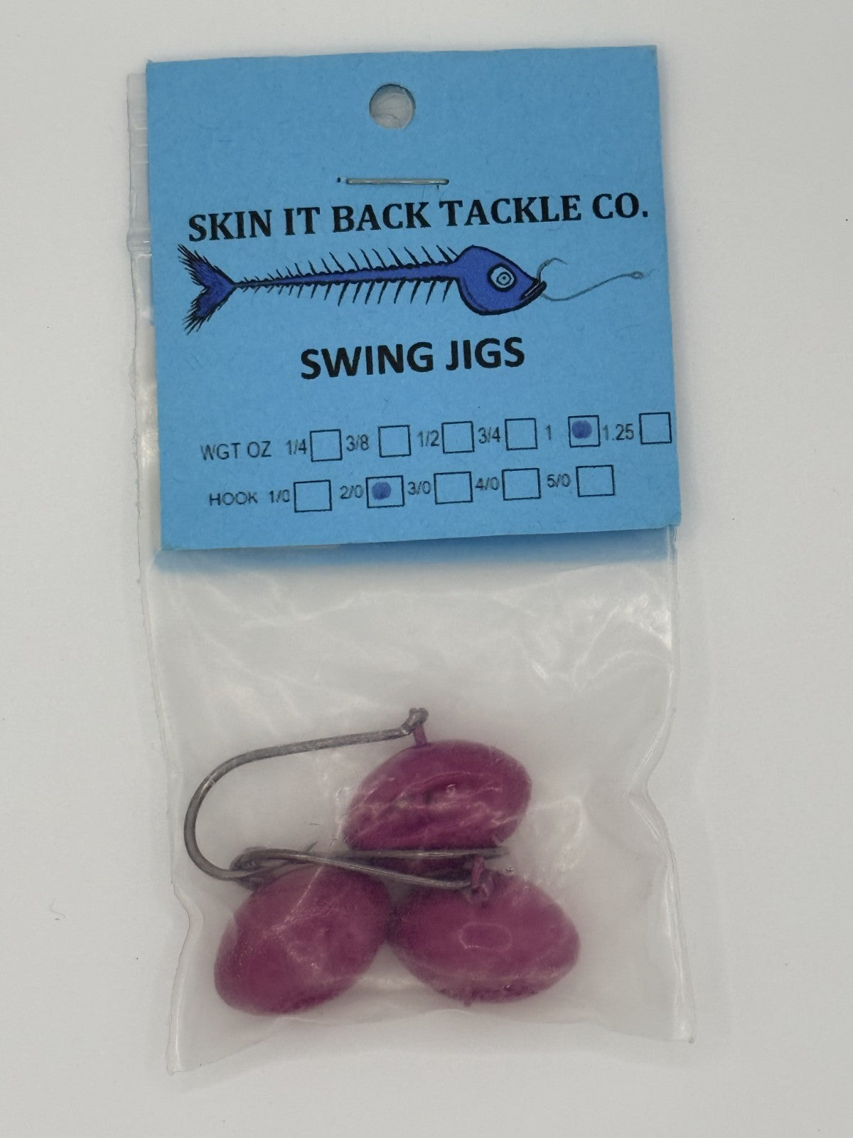 Skin It Back Swing Jig Multiple Sizes 3pcs per pk