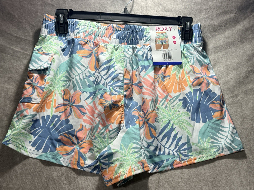 NWT Roxy Stretch Board Shorts Tropic Multi Color Size Large