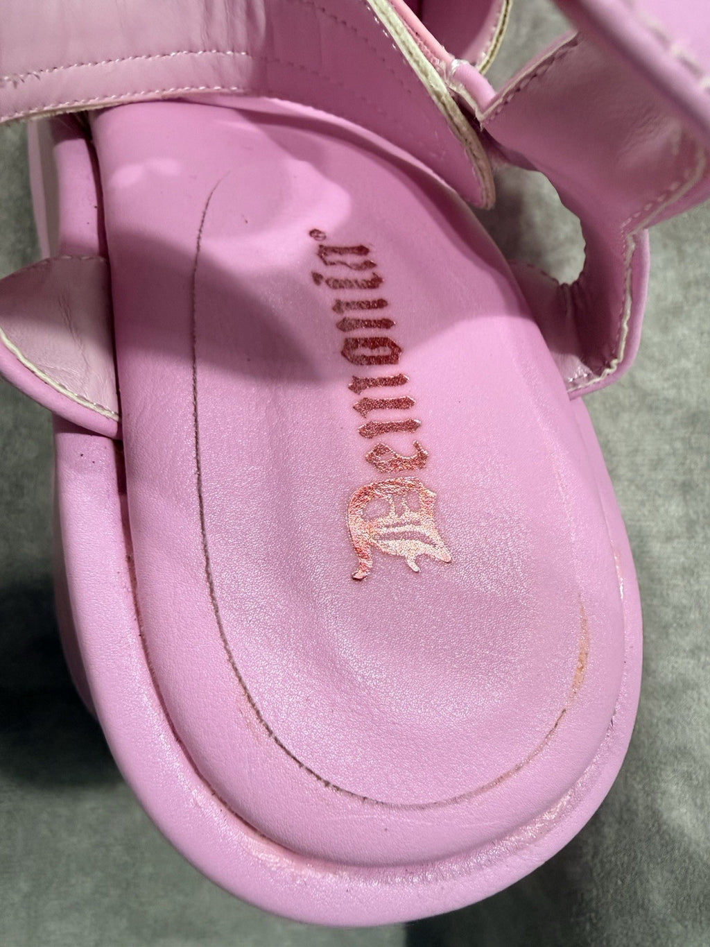 NWT Pink Demonia Platform Chunky Heels 