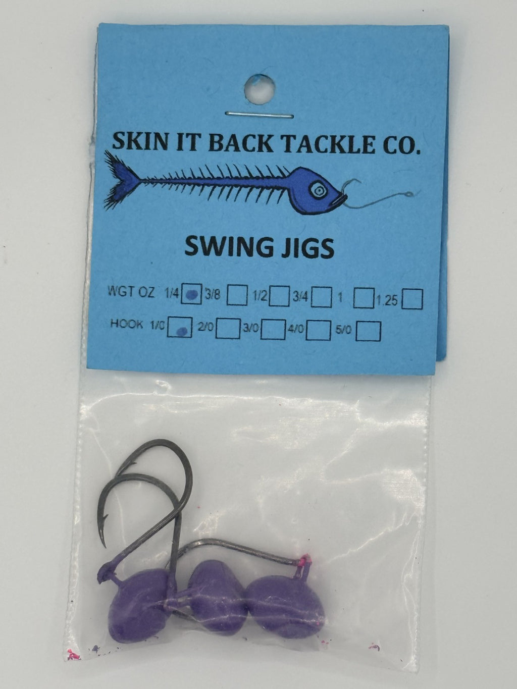 Skin It Back Swing Jig Multiple Sizes 3pcs per pk