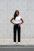 NWT Riders By Lee Women’s Jeans Coal Black Size 12M RF Stretch Tapered Leg