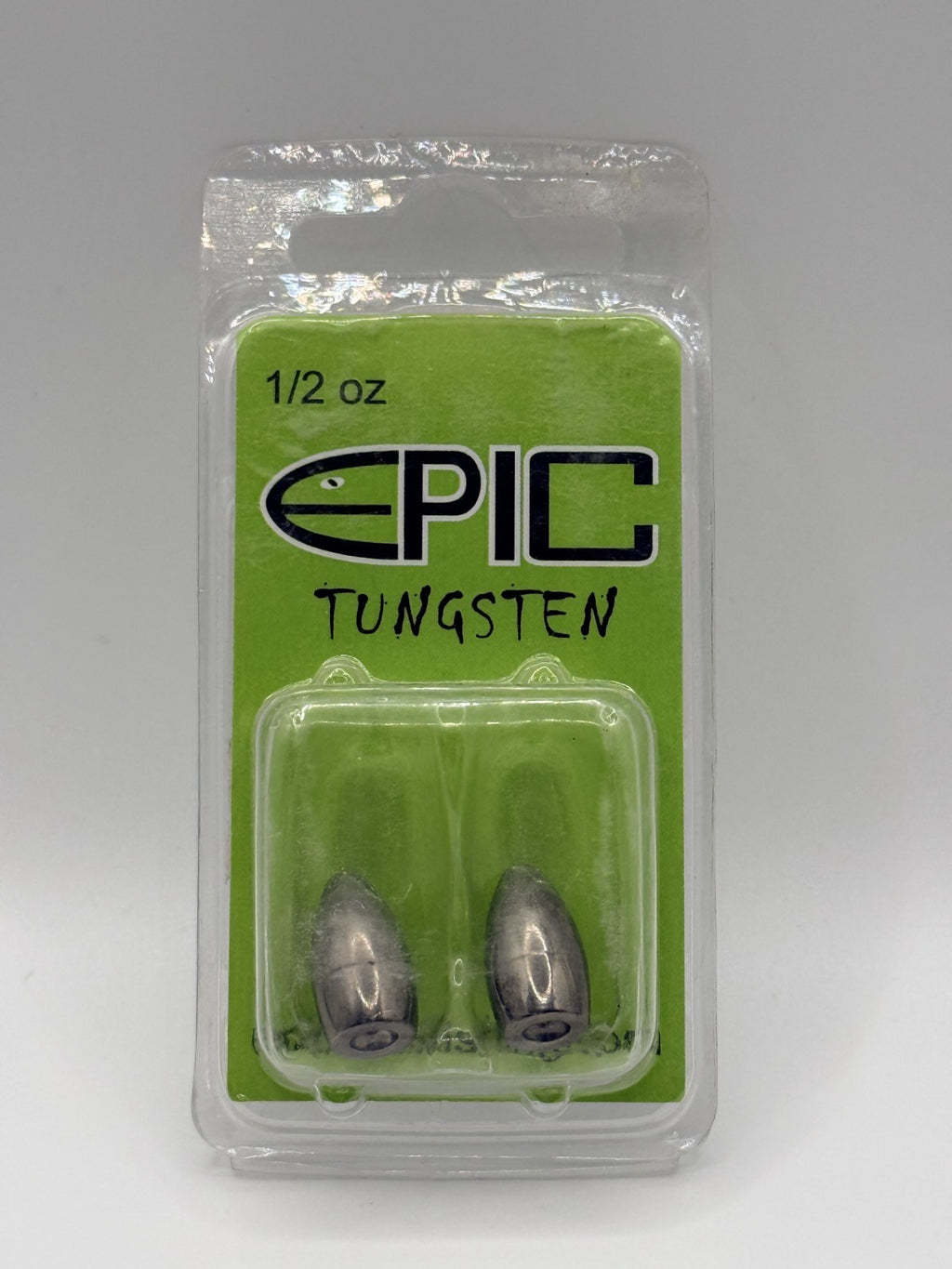 Epic Tungsten Weights Worm Silver Various Sizes