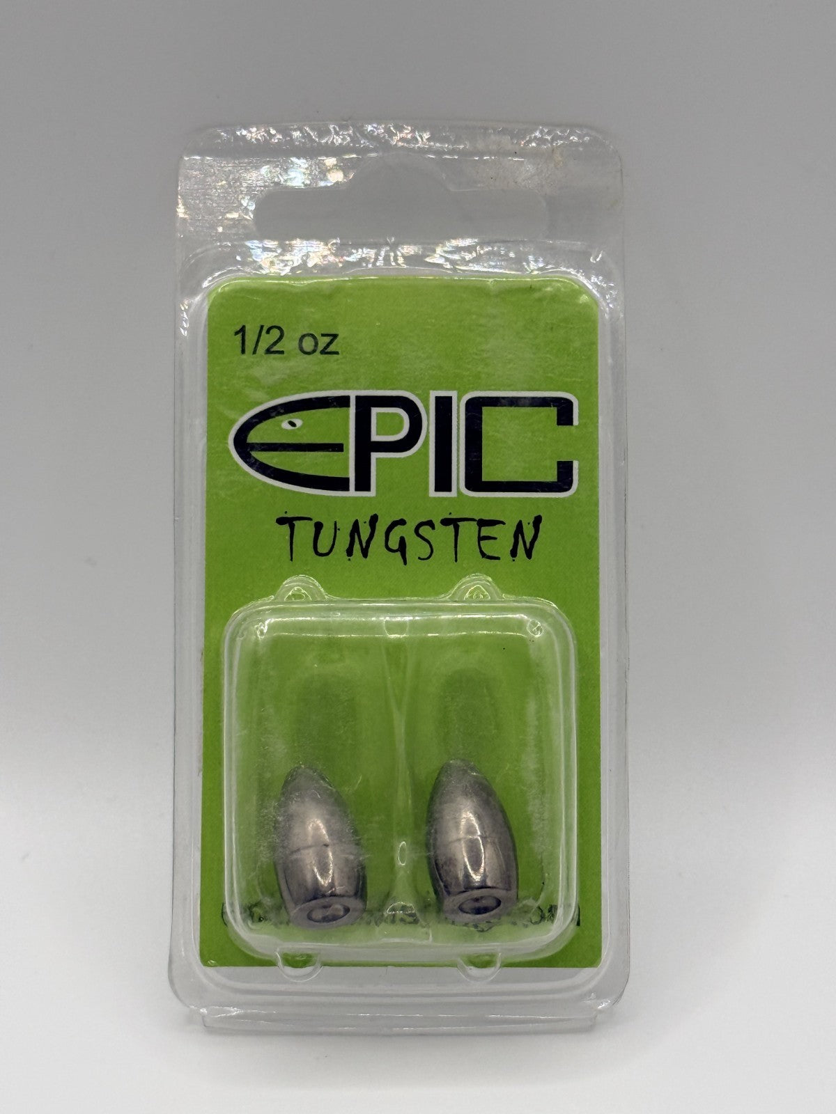 Epic Tungsten Weights Worm Silver Various Sizes