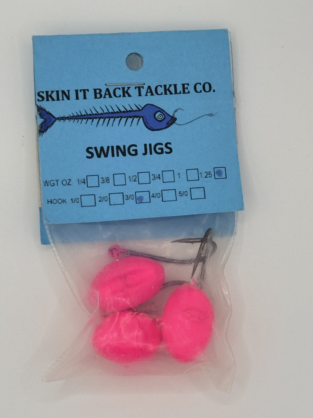 Skin It Back Swing Jig Multiple Sizes 3pcs per pk