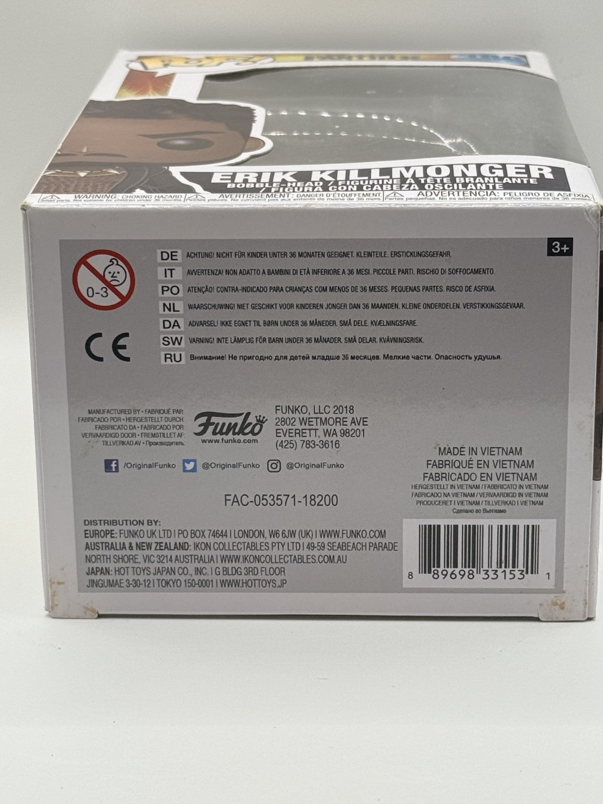Funko POP! Marvel: Black Panther - Erik Killmonger #386
