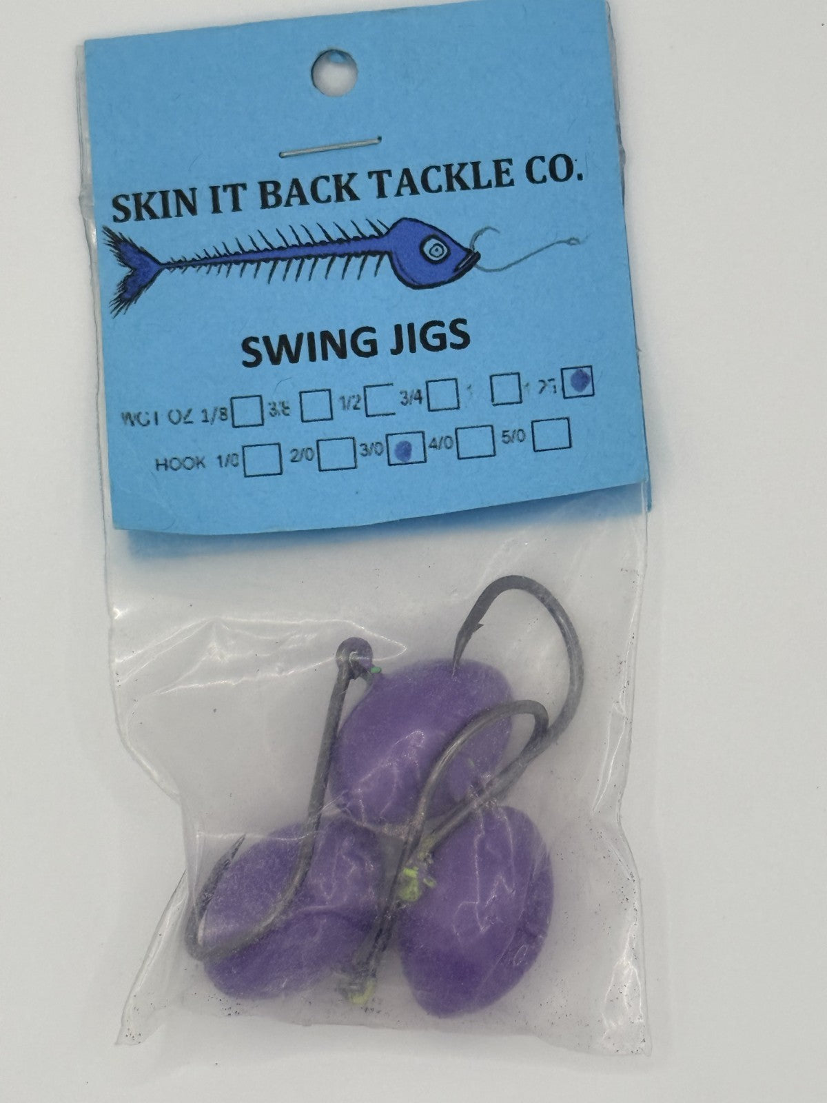 Skin It Back Swing Jig Multiple Sizes 3pcs per pk