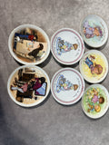 Vintage Set Of 7 Special Memories Plates Mothers Day  80s