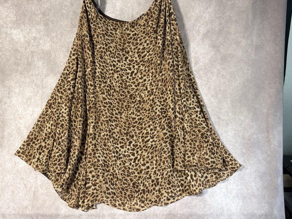 NWT Vintage Chaps Leopard Print Skirt Women’s Size 20W
