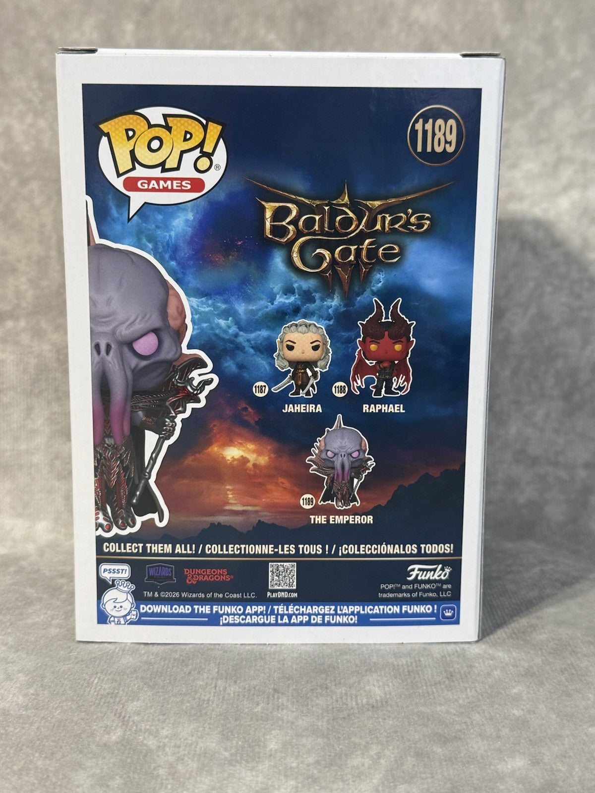 Funko Pop! Vinyl: Baldur's Gate - The Emperor #1189