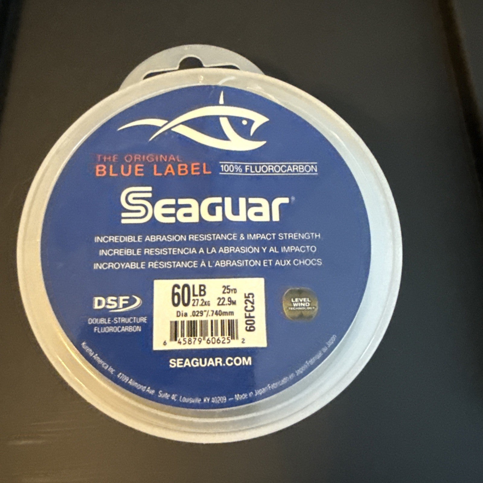Seaguar Blue Label Fluorocarbon 60lb 25yd