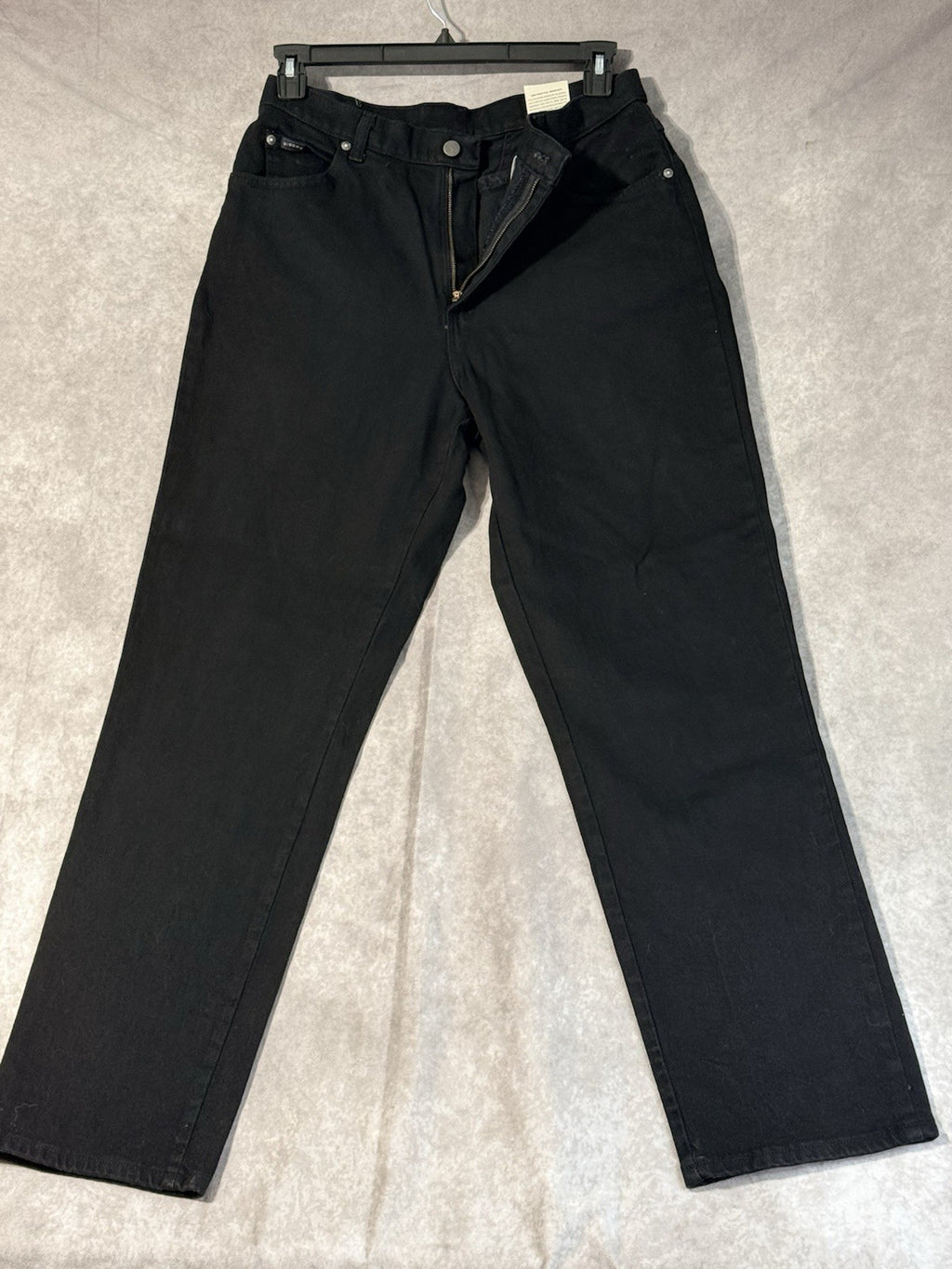 NWT Riders By Lee Women’s Jeans Coal Black Size 12M RF Stretch Tapered Leg