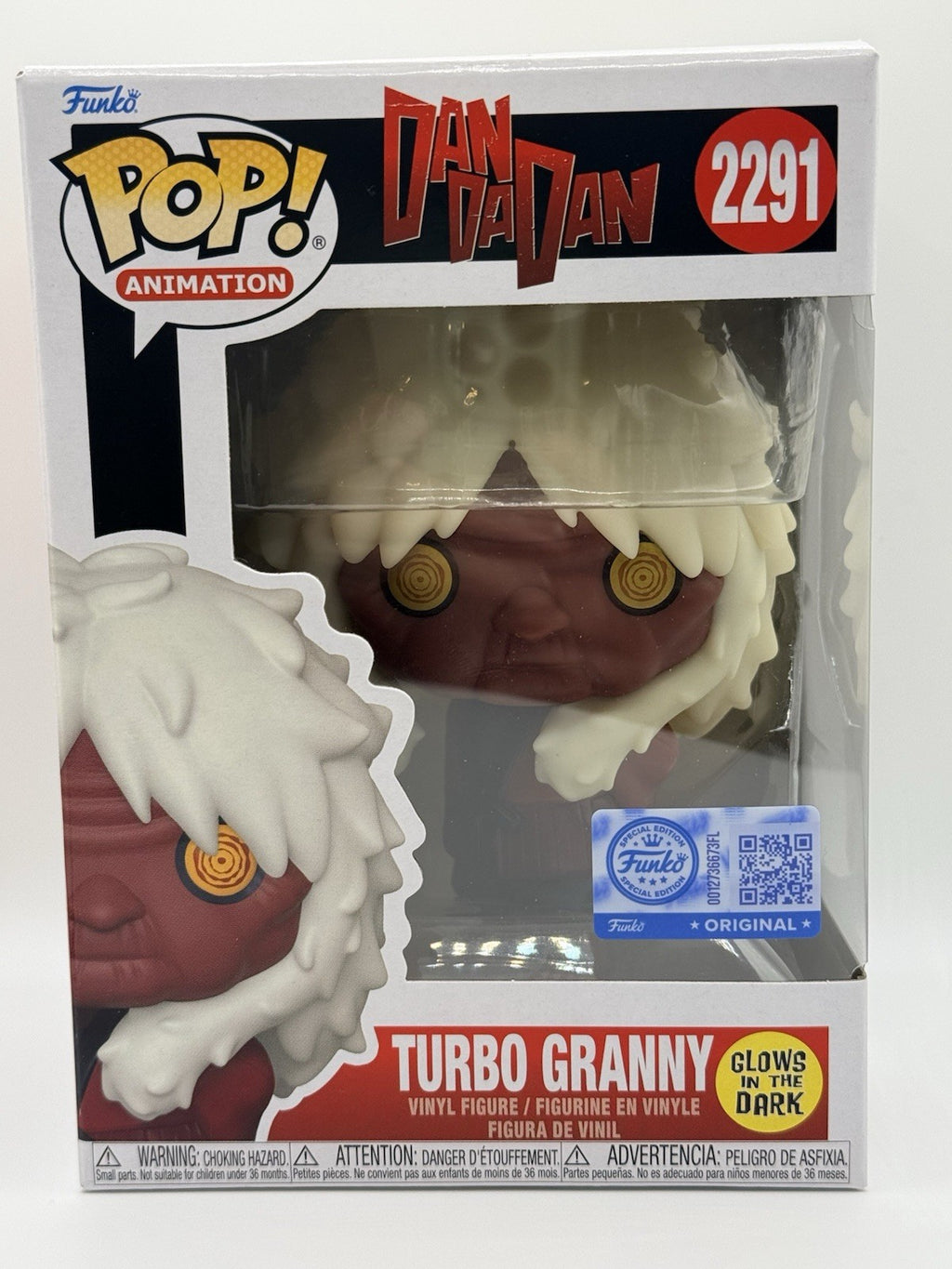 Funko Pop Animation Dan Da Dan - Turbo Granny GITD Exclusive Vinyl Figure #2291