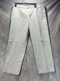 NWT IZOD Saltwater Chino Pants Stone Khaki Flat Front Relaxed Fit 38x30 MSRP $58