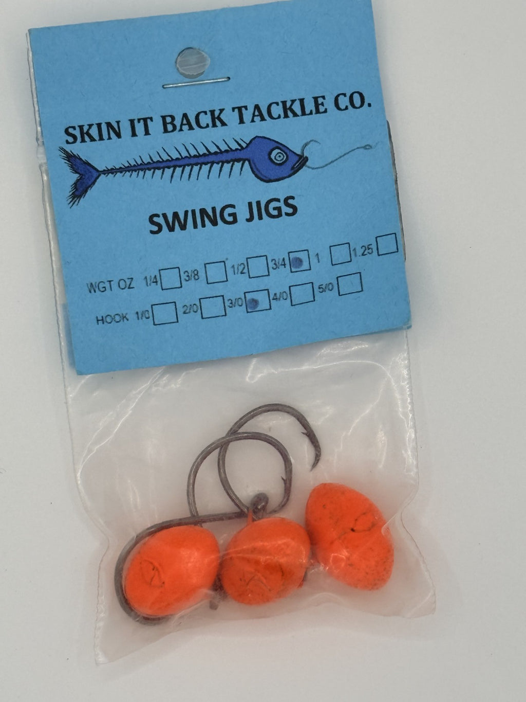 Skin It Back Swing Jig Multiple Sizes 3pcs per pk