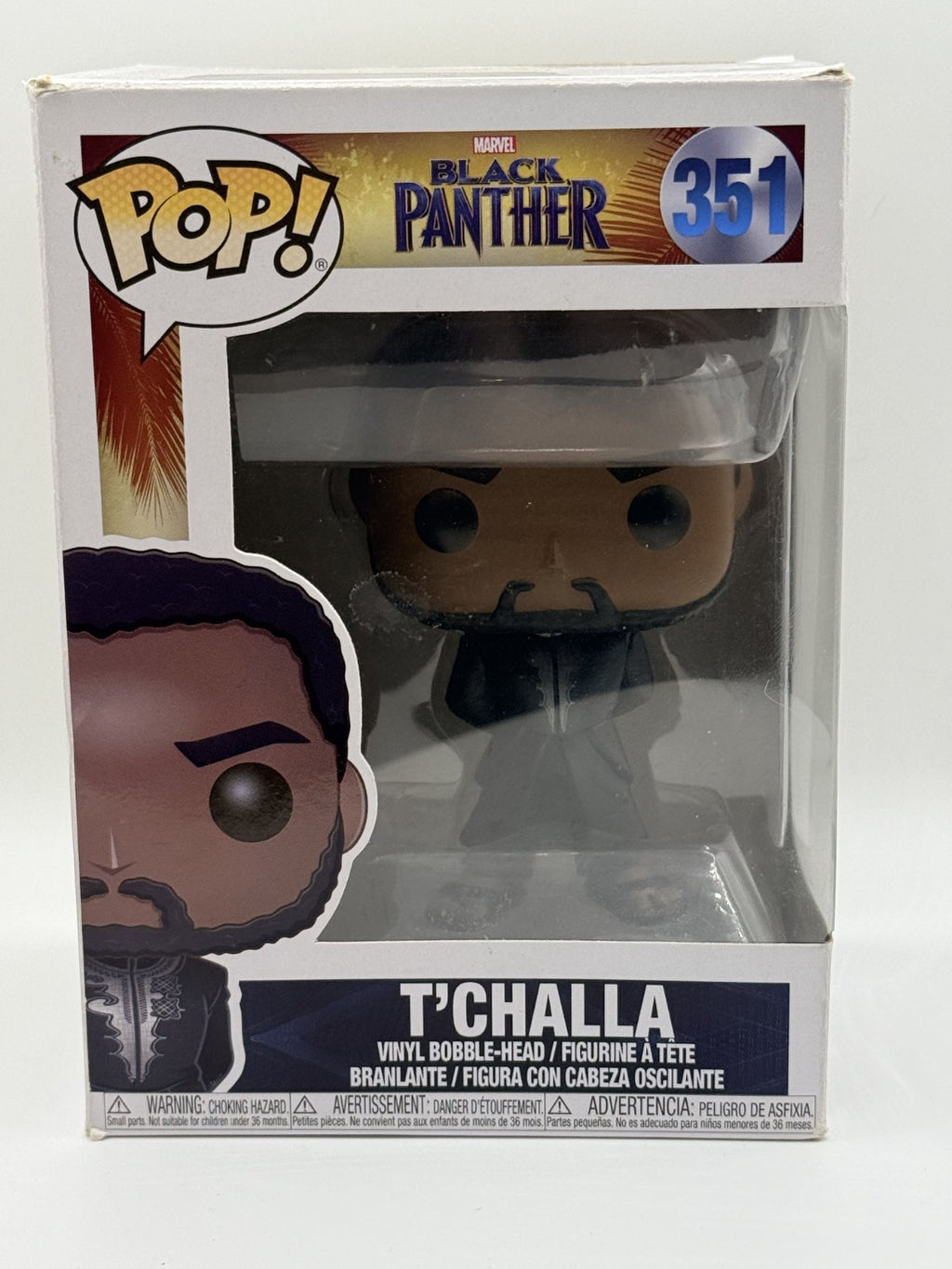 Funko Pop! - Marvel - Black Panther - T'Challa #351 Vinyl Figure