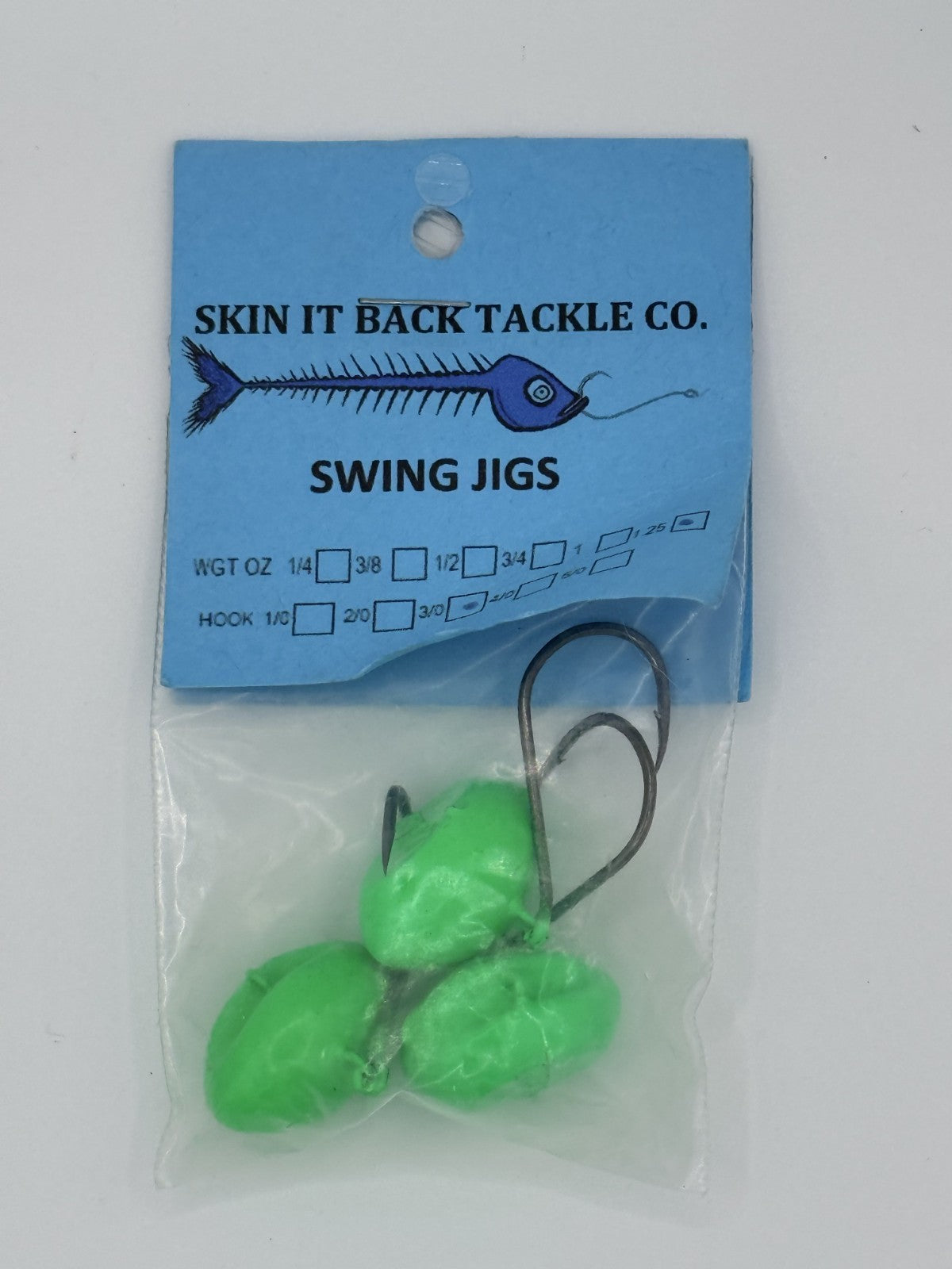 Skin It Back Swing Jig Multiple Sizes 3pcs per pk
