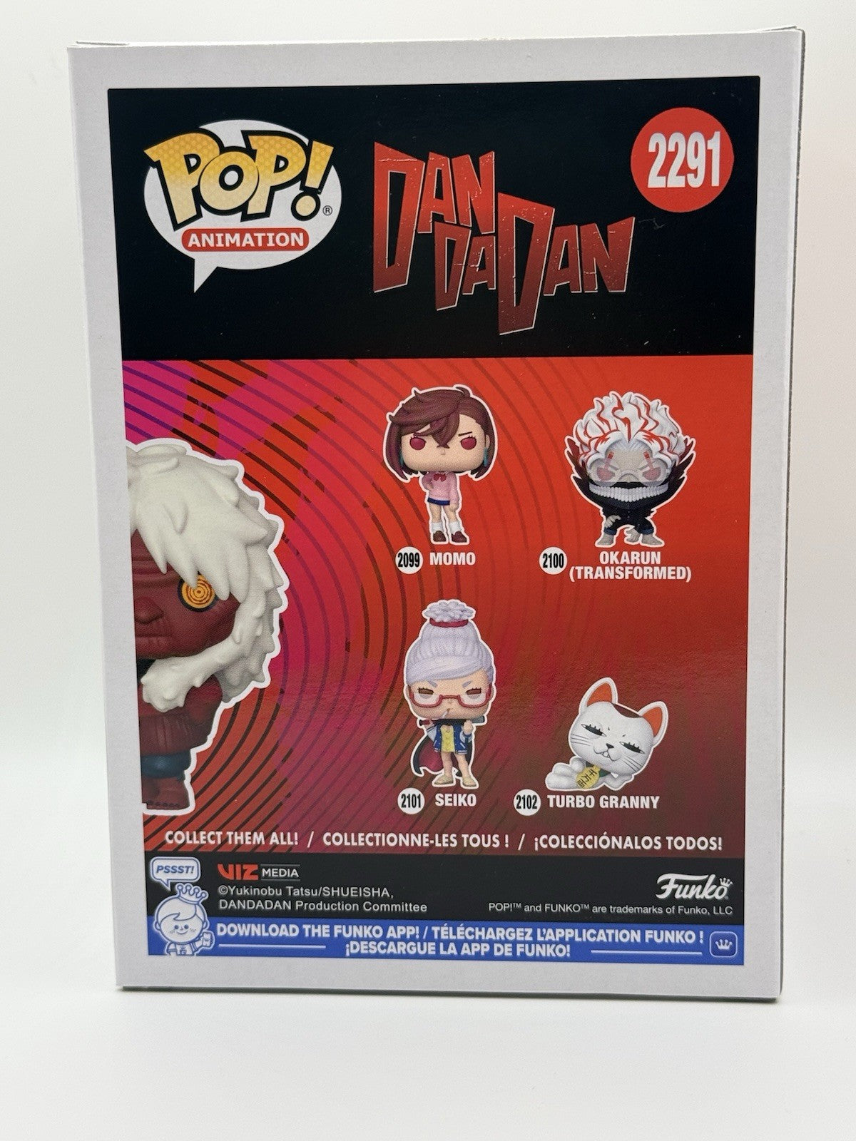 Funko Pop Animation Dan Da Dan - Turbo Granny GITD Exclusive Vinyl Figure #2291