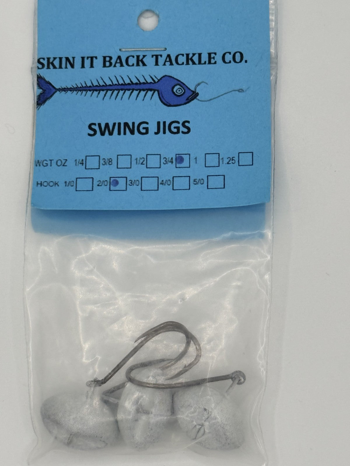 Skin It Back Swing Jig Multiple Sizes 3pcs per pk