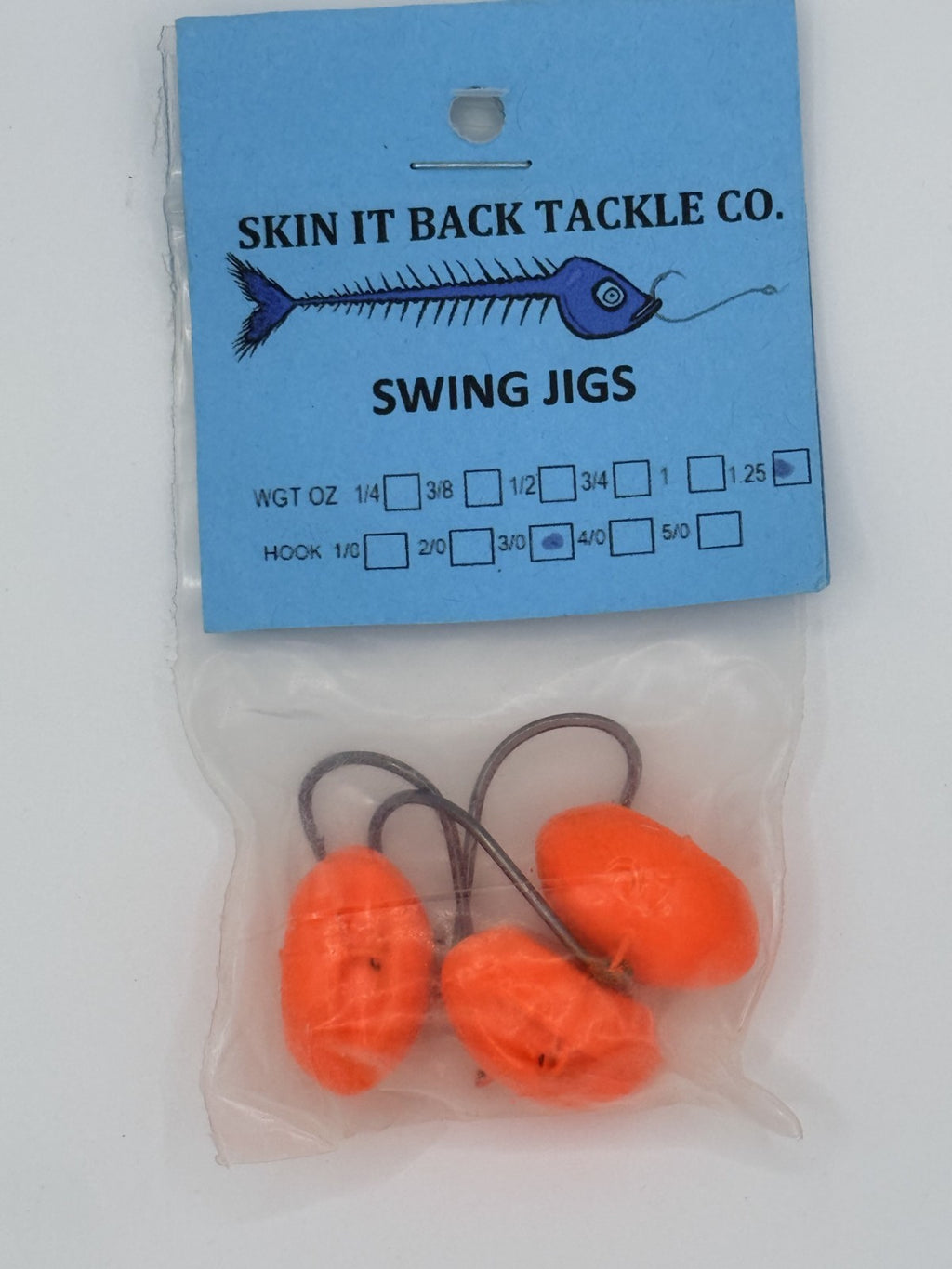 Skin It Back Swing Jig Multiple Sizes 3pcs per pk