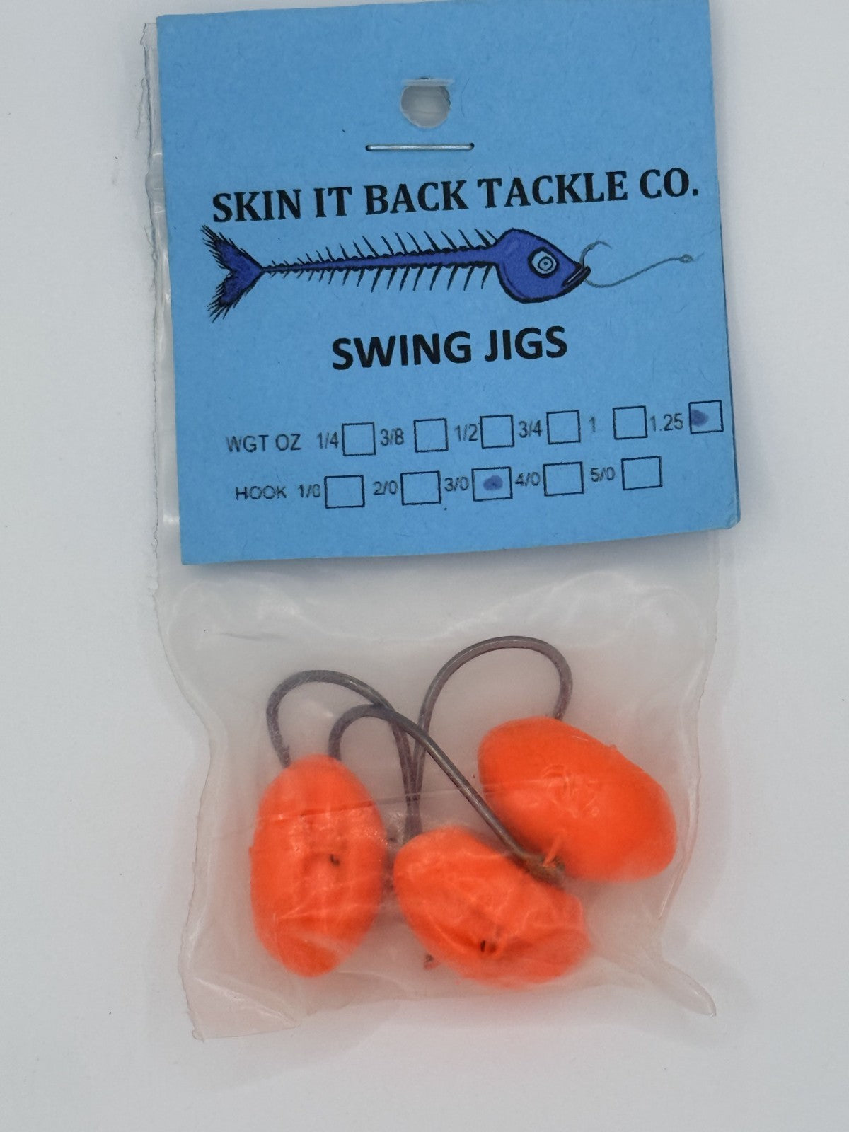 Skin It Back Swing Jig Multiple Sizes 3pcs per pk