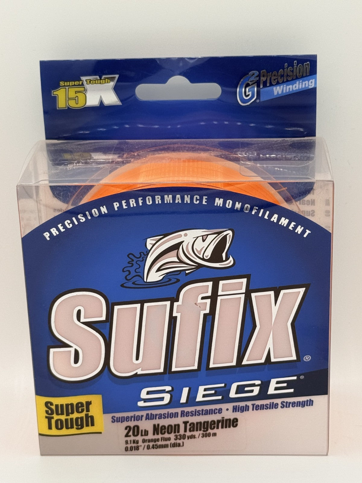 Sufix Siege Neon Tangerine 330yds