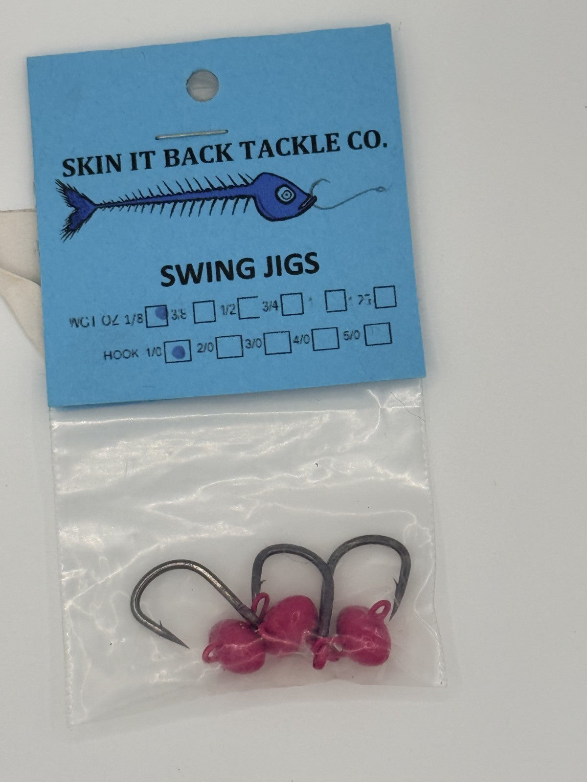 Skin It Back Swing Jig Multiple Sizes 3pcs per pk