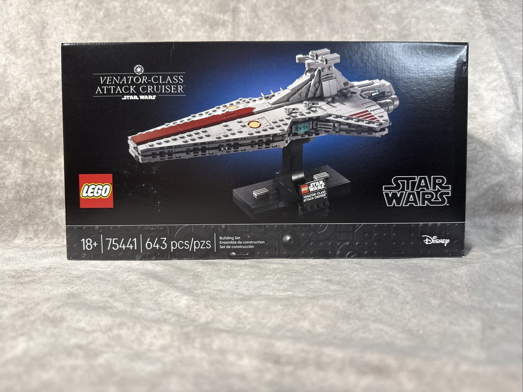 LEGO Star Wars Venator-Class Attack Cruiser Building Set for Adults, 75441, 18+