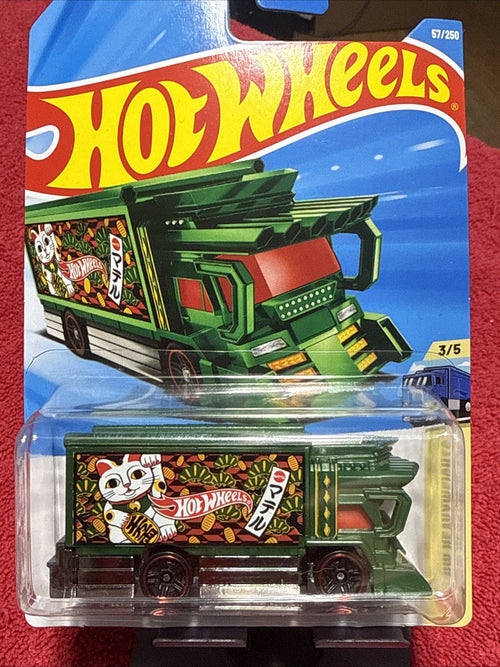 2026 Hot Wheels Raijin Express Green HW Heavy Weights 3/5 #57/250