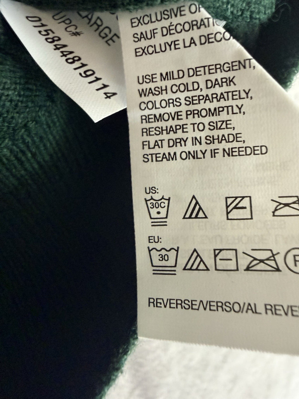 NWT IZOD Men's Sleeveless Fieldhouse Sweater Darkest Spruce Size Large