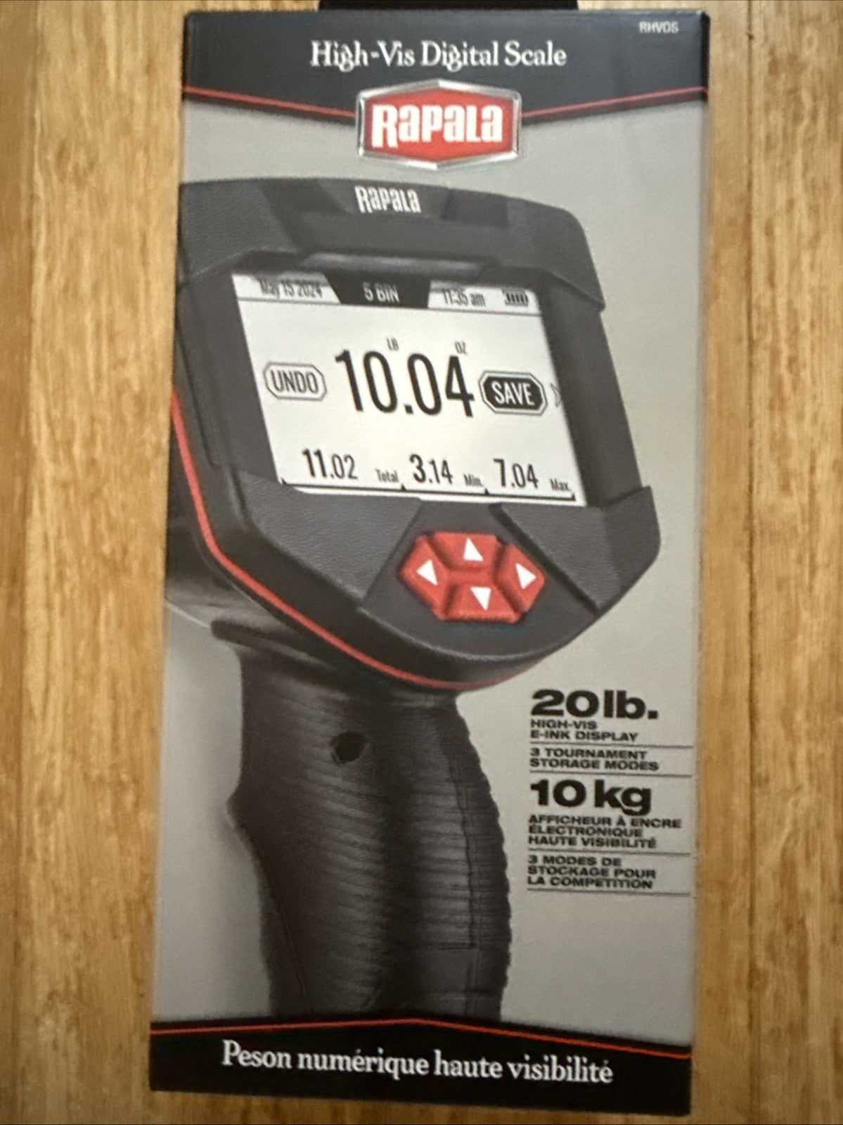 Rapala High-Vis Digital Scale 20 lb #RHVDS