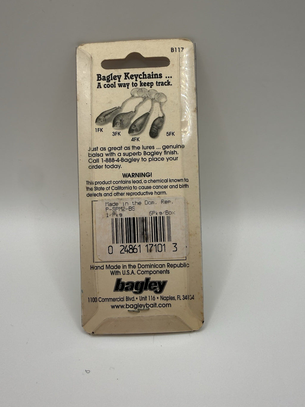 Bagley P-SPM2-BS  MIGHTY MINNOW TAIL SPIN  Red Hooks