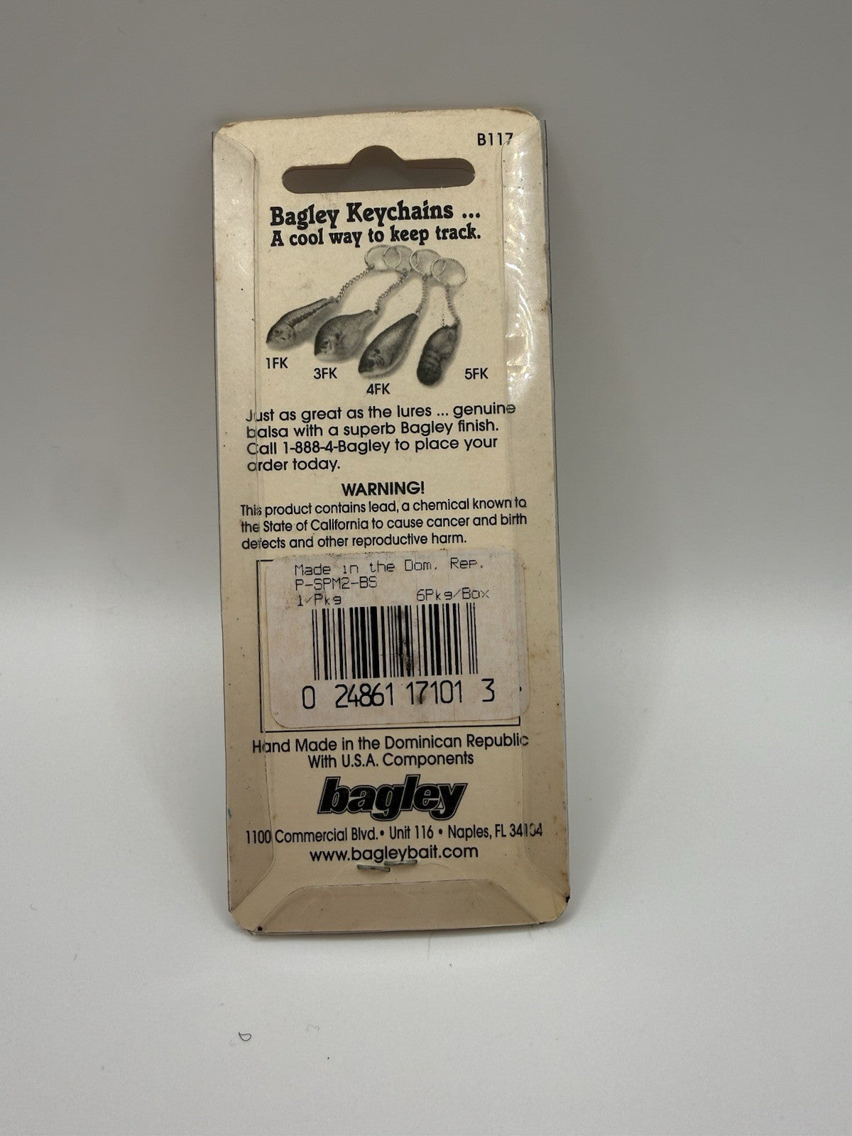 Bagley P-SPM2-BS  MIGHTY MINNOW TAIL SPIN  Red Hooks