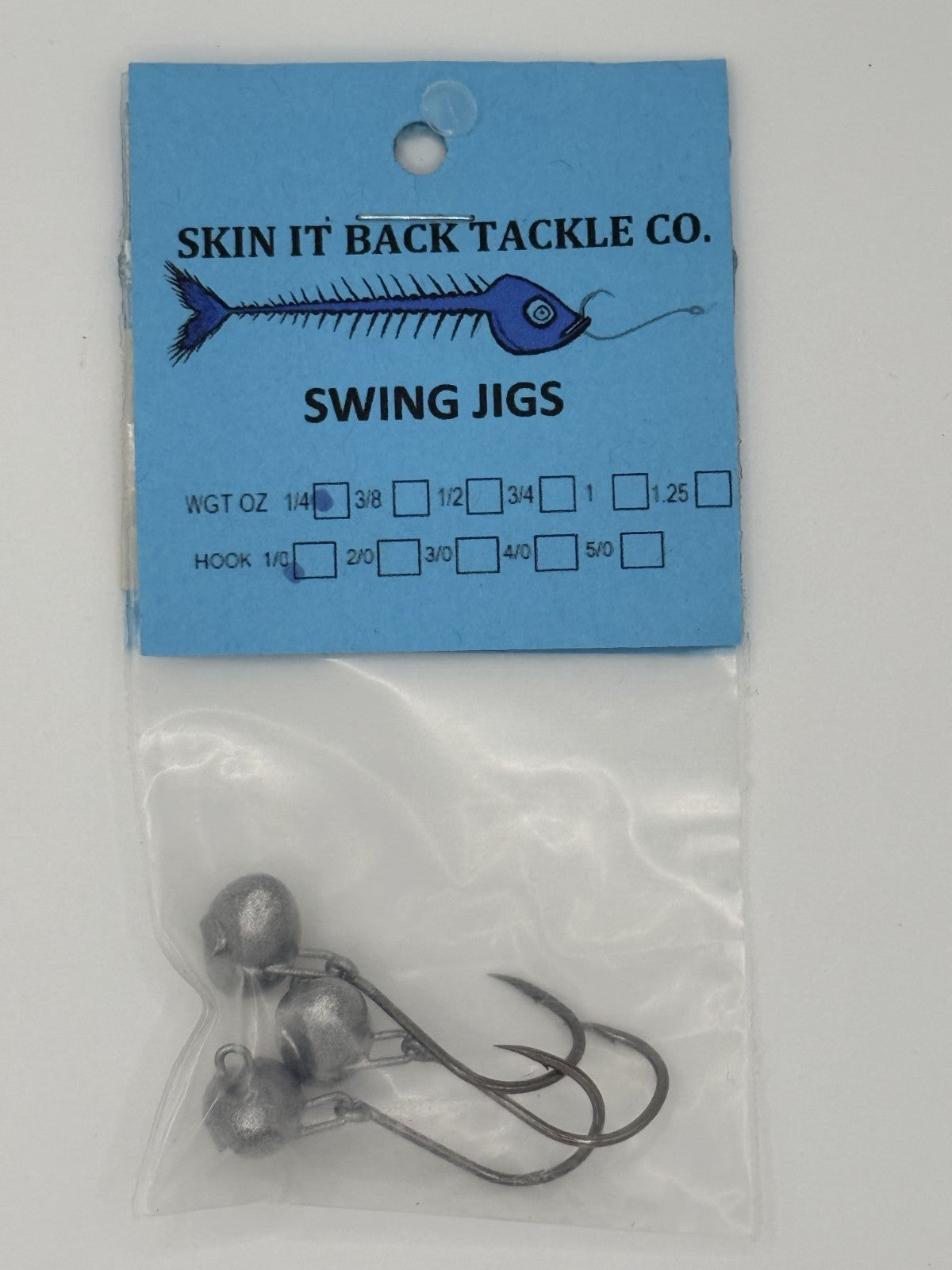 Skin It Back Swing Jig Multiple Sizes 3pcs per pk