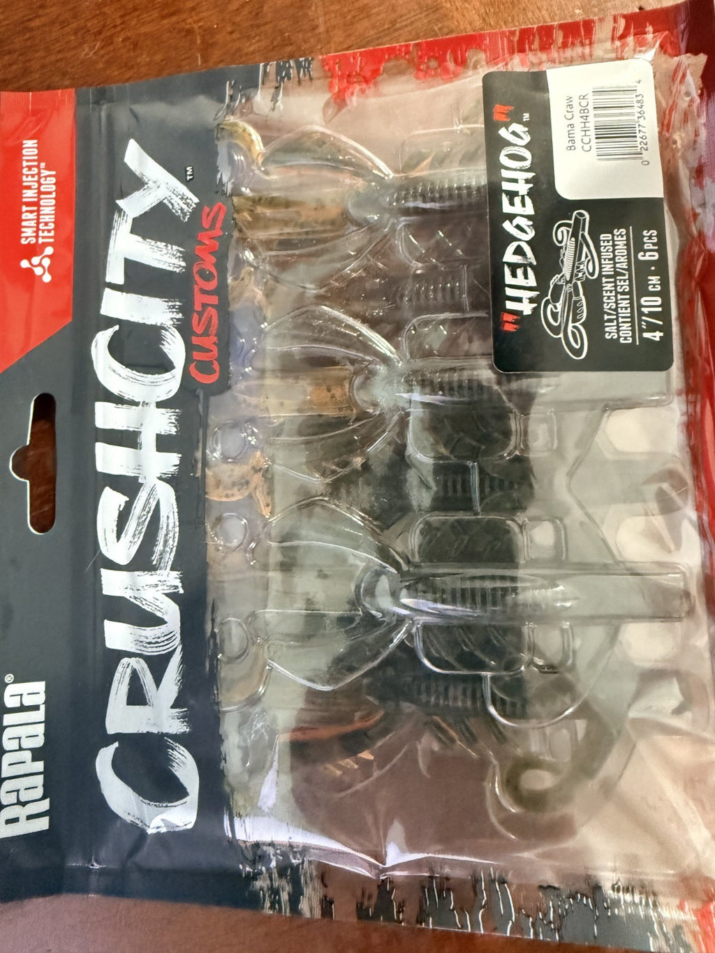 Rapala Crush City Hedgehog 4" 6ct