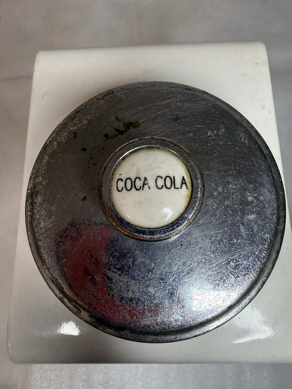 Vintage Rare Walrus Mfg Co. Cocca Cola Syrup Dispenser  Ceramic  1931
