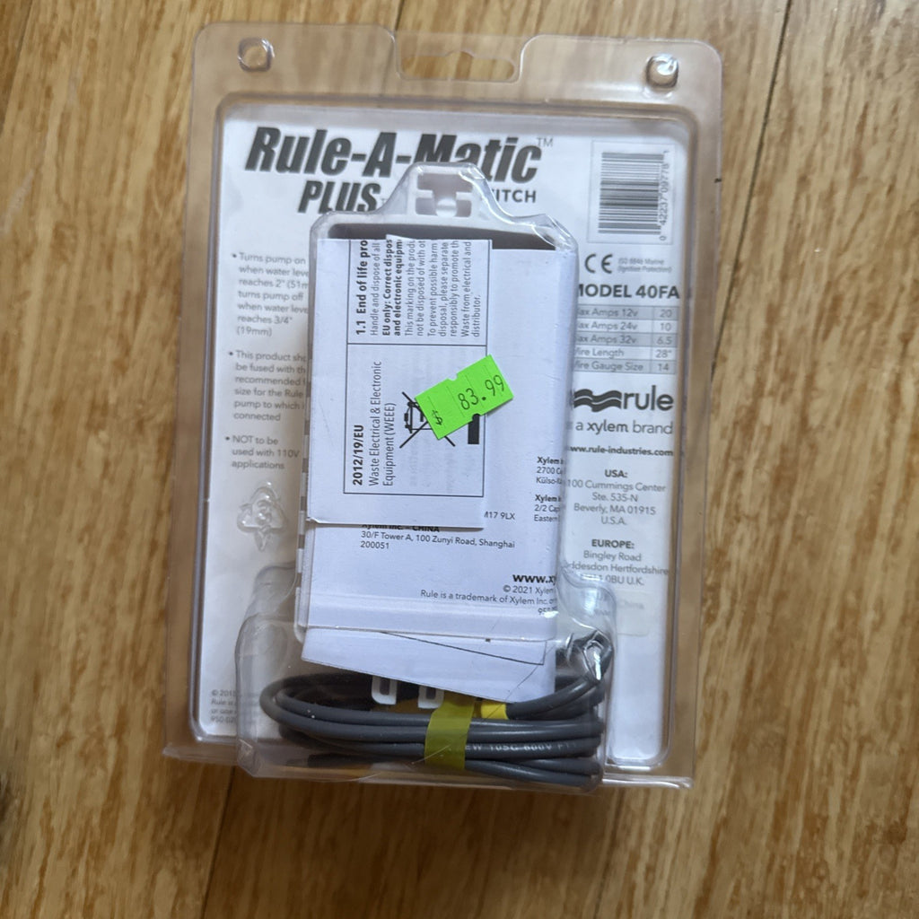 Rule Float Switch Model 40FA