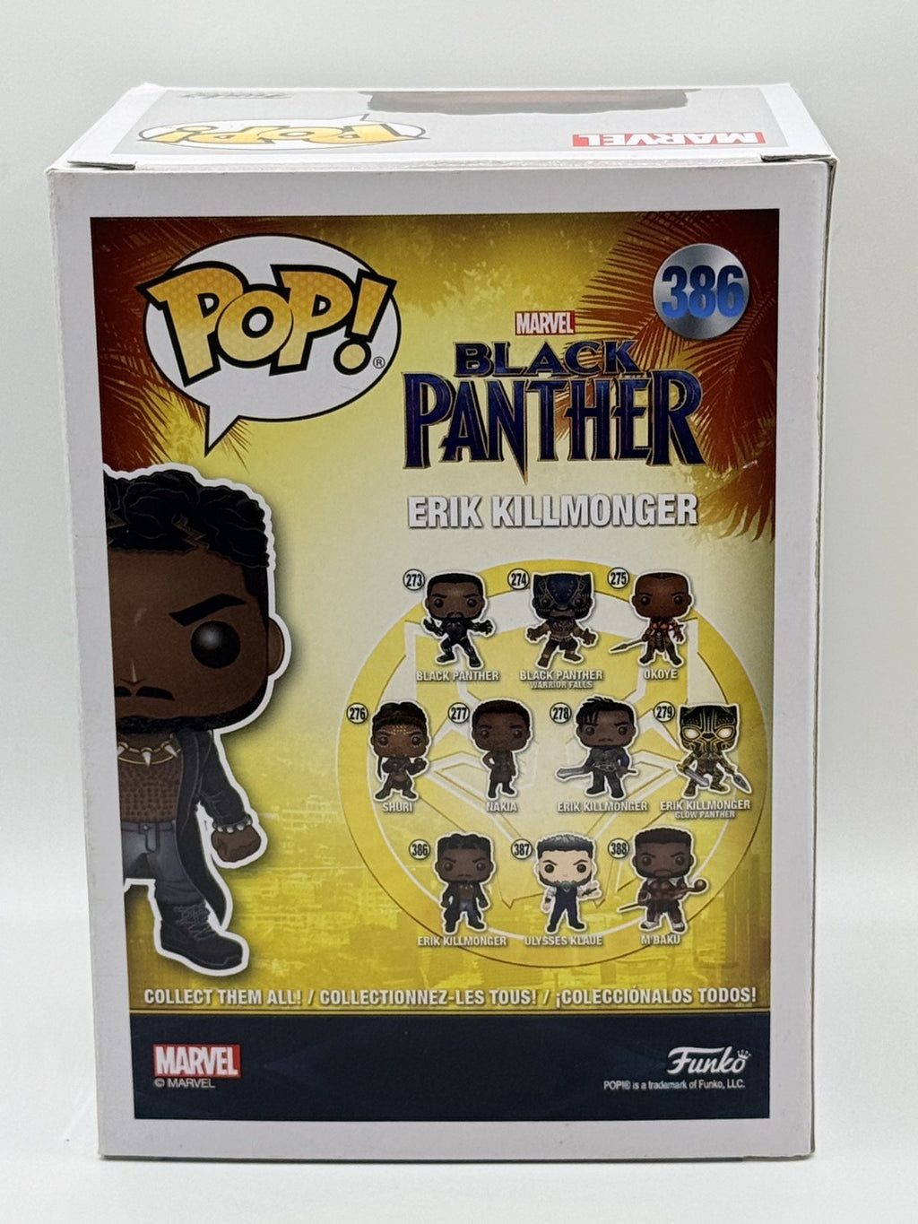 Funko POP! Marvel: Black Panther - Erik Killmonger #386