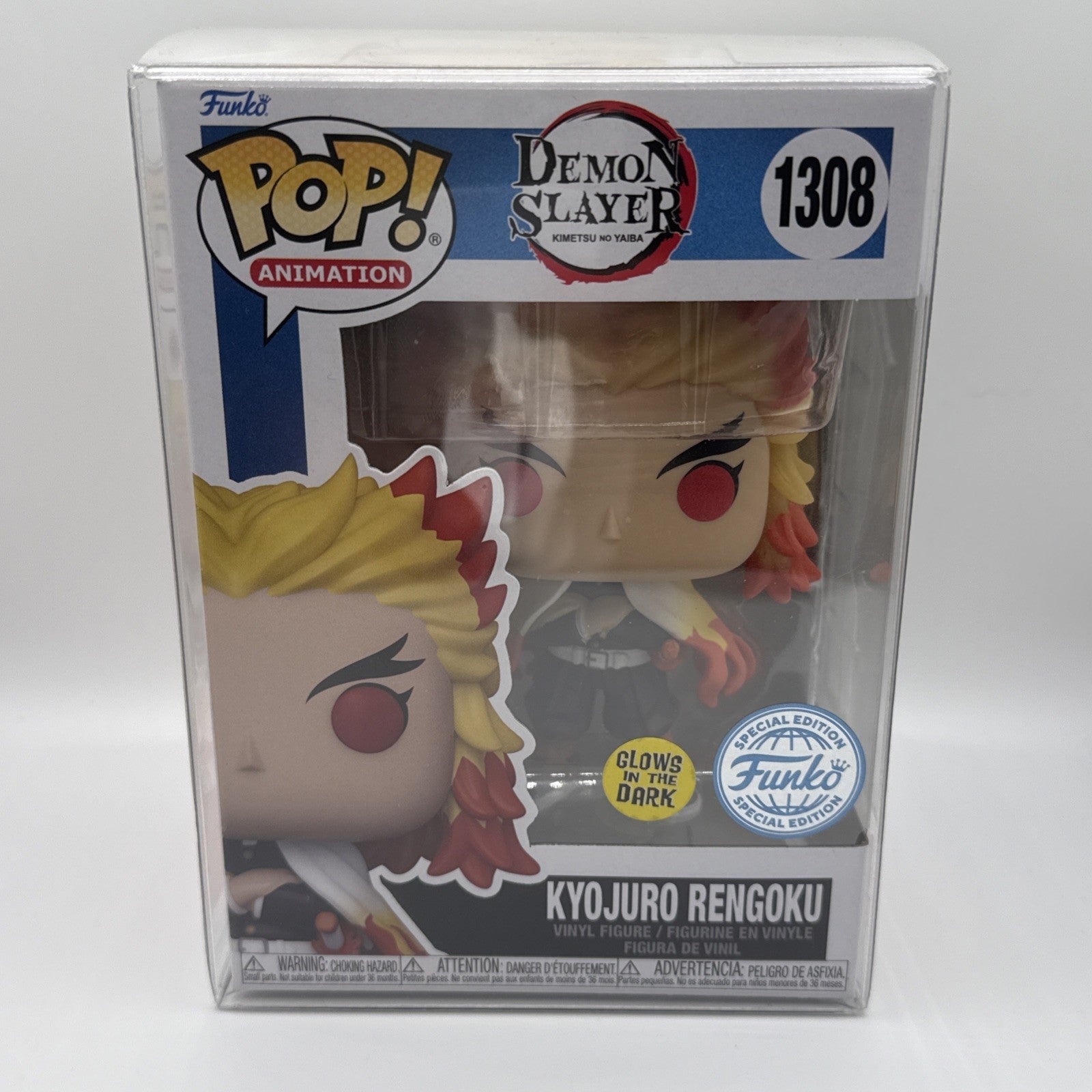 Funko Pop! Vinyl: Demon Slayer: Kimetsu no Yaiba - Kyojuro Rengoku SE GITD W/CVR