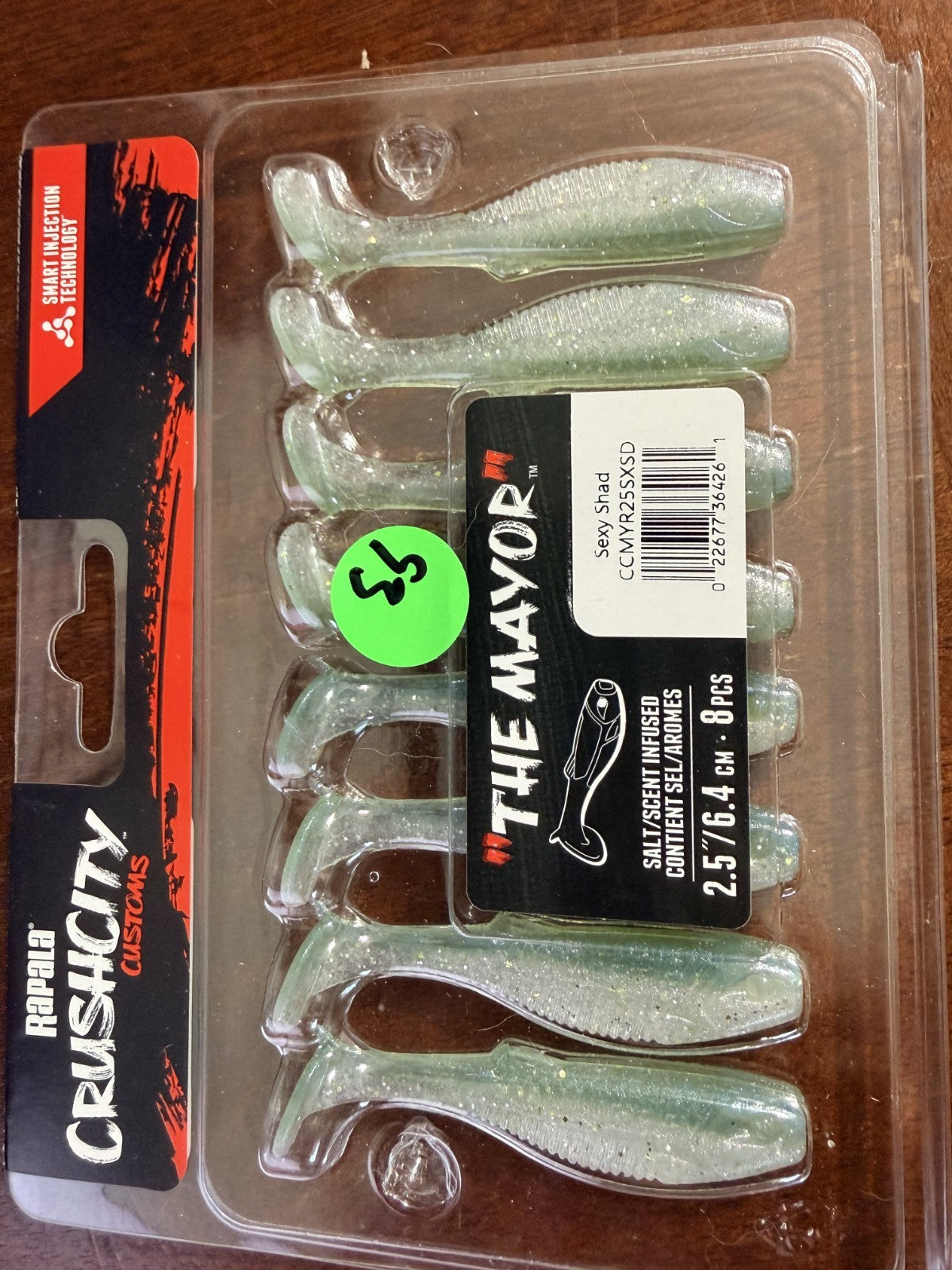 Rapala Crush city The Mayor 2.5" Sexy Shad