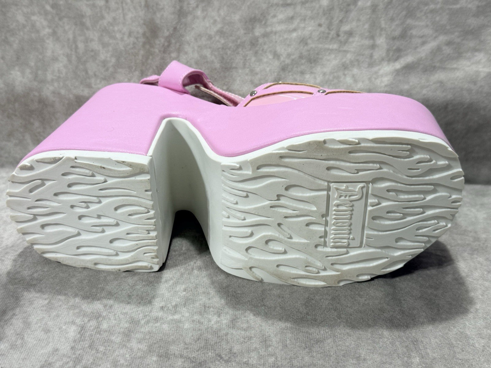 NWT Pink Demonia Platform Chunky Heels 
