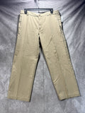 NWT IZOD Saltwater Chino Pants Khaki Straight Leg Metrix Fit 36x29 MSRP $58