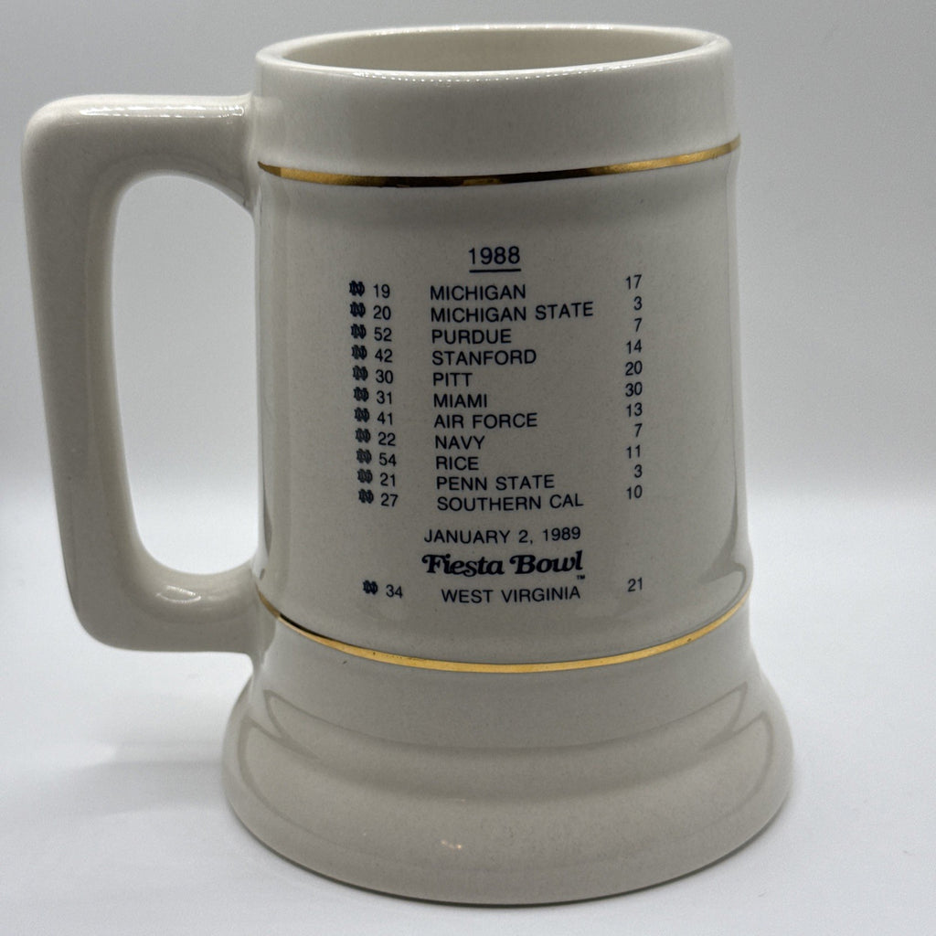 Set Of 2 | Notre Dame University Stein Mug | 1988 National Football Champions