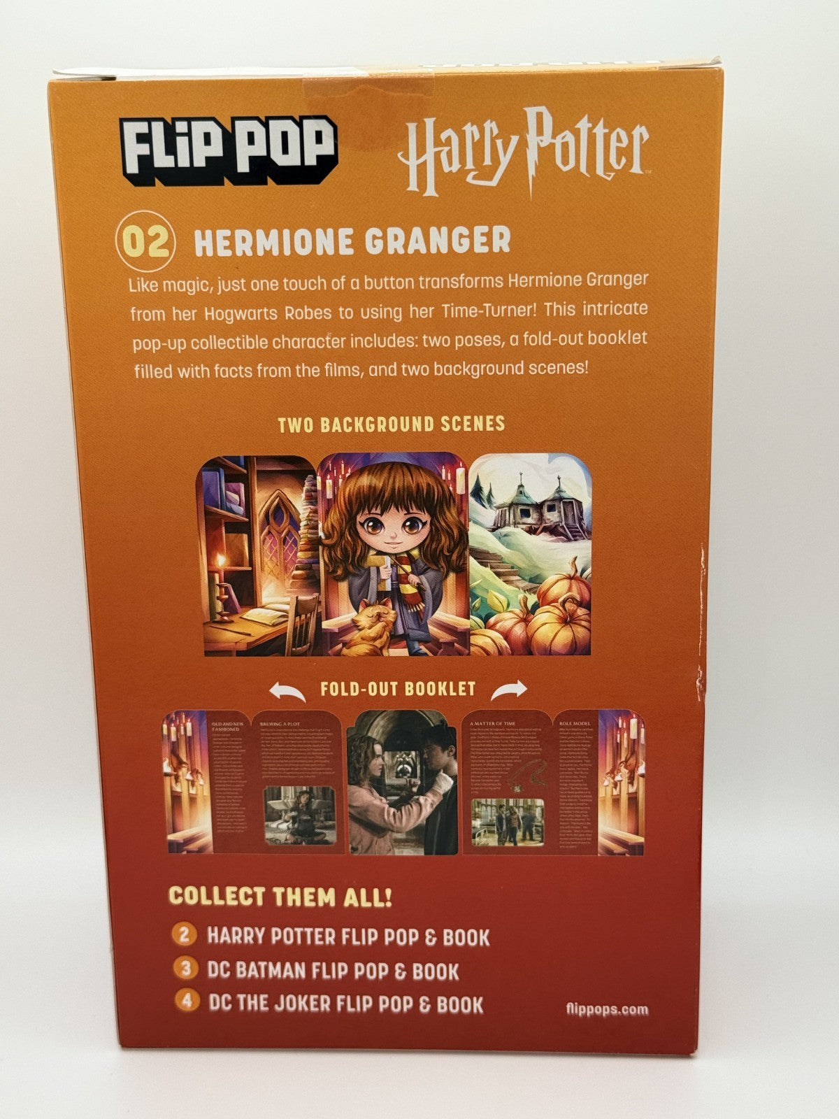 Flip Pop 01 Harry Potter & 02 Hermione Granger lot
