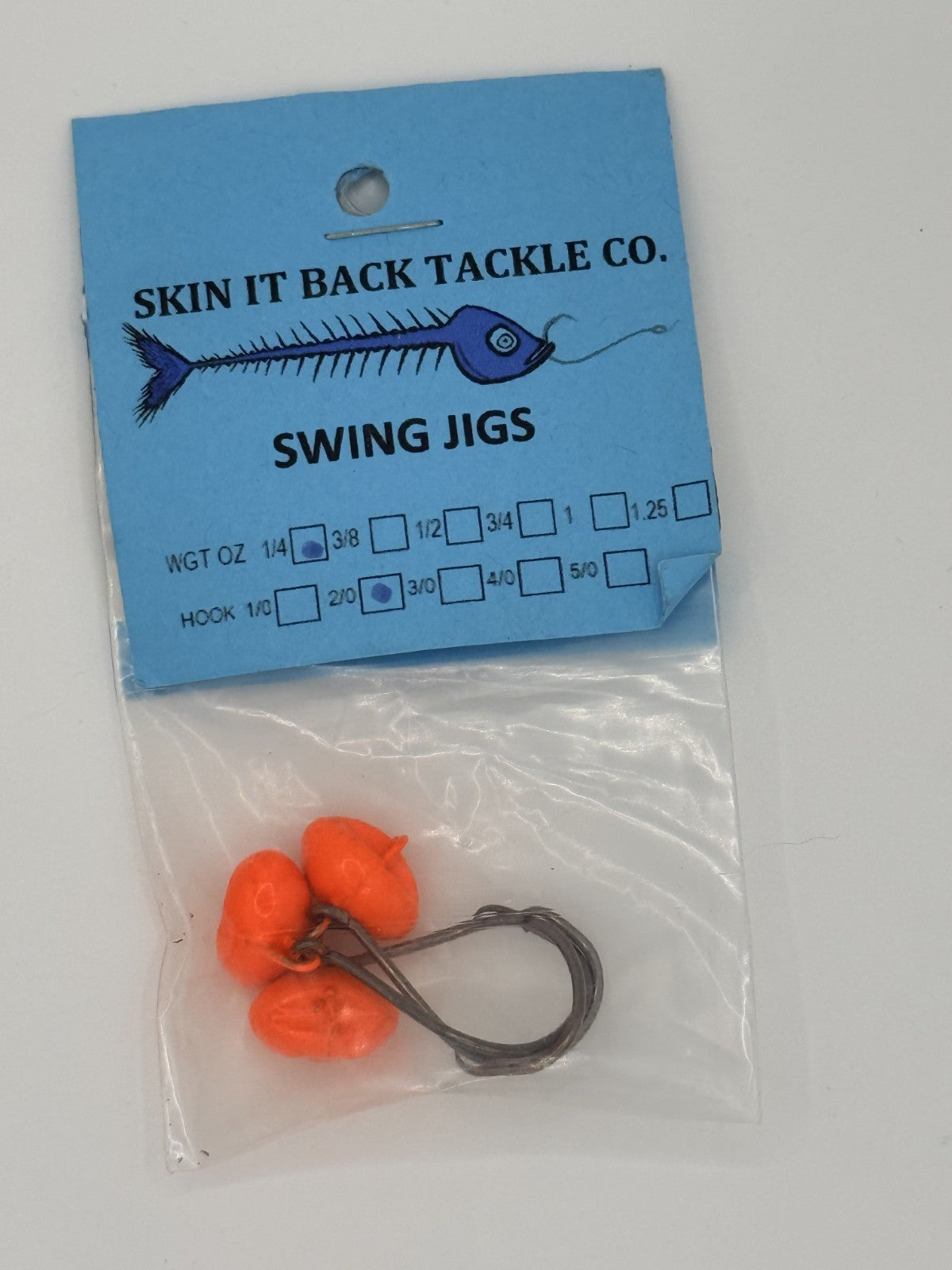 Skin It Back Swing Jig Multiple Sizes 3pcs per pk