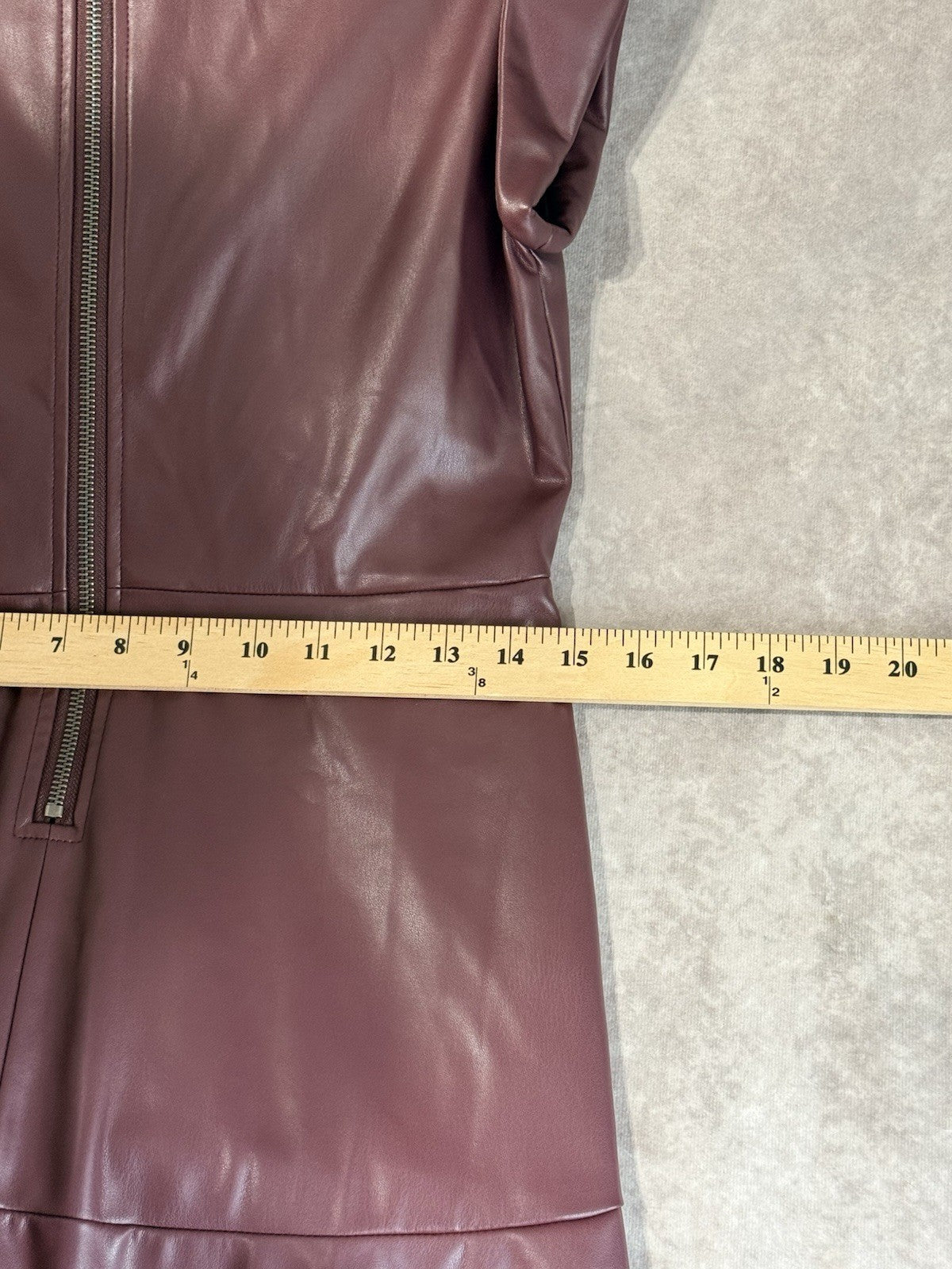 NWT Steve Madden Women’s Size M Faux Leather Beckett Dress
