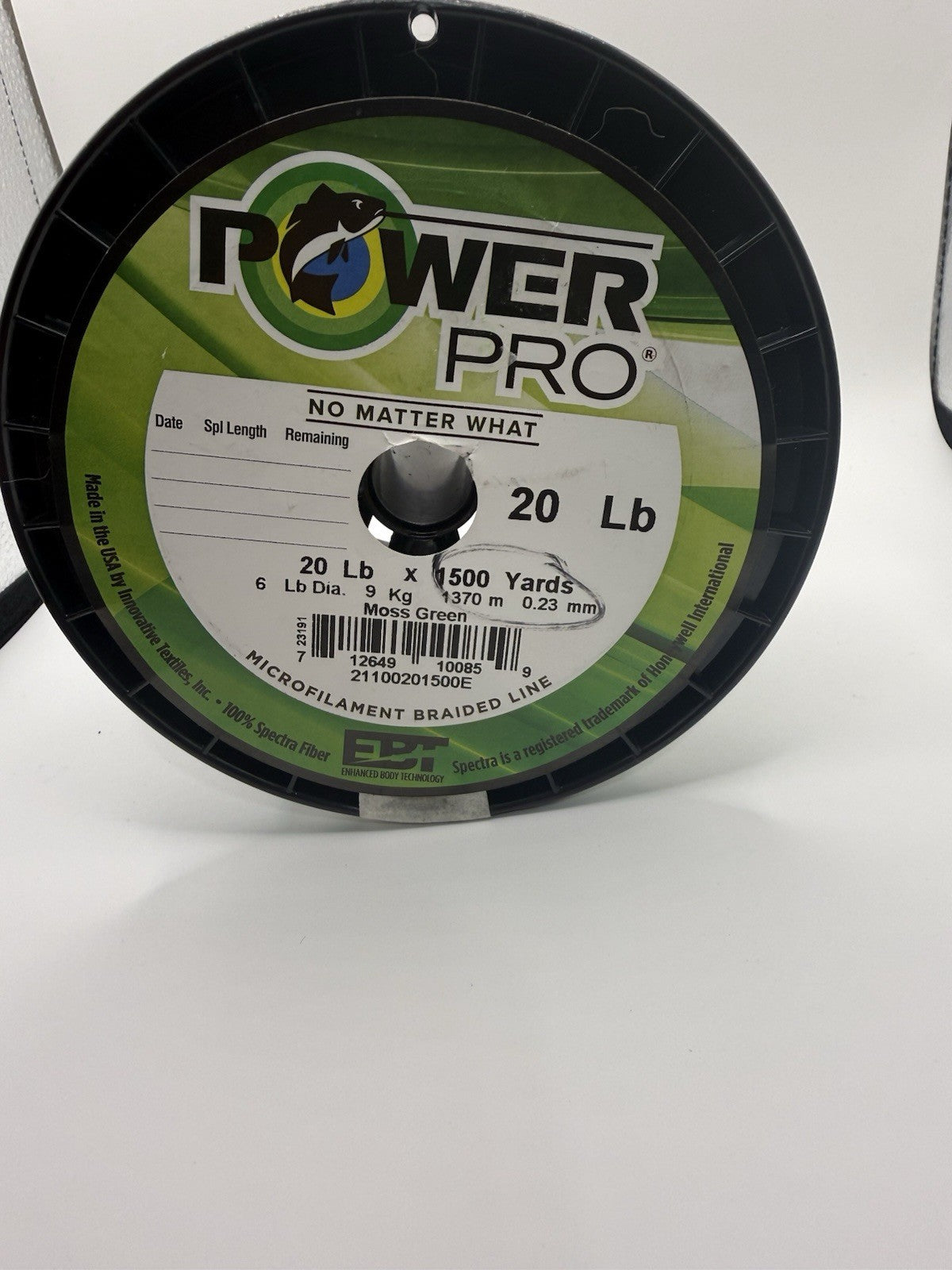 power pro 20lb 1500yd braided fishing line Moss Green