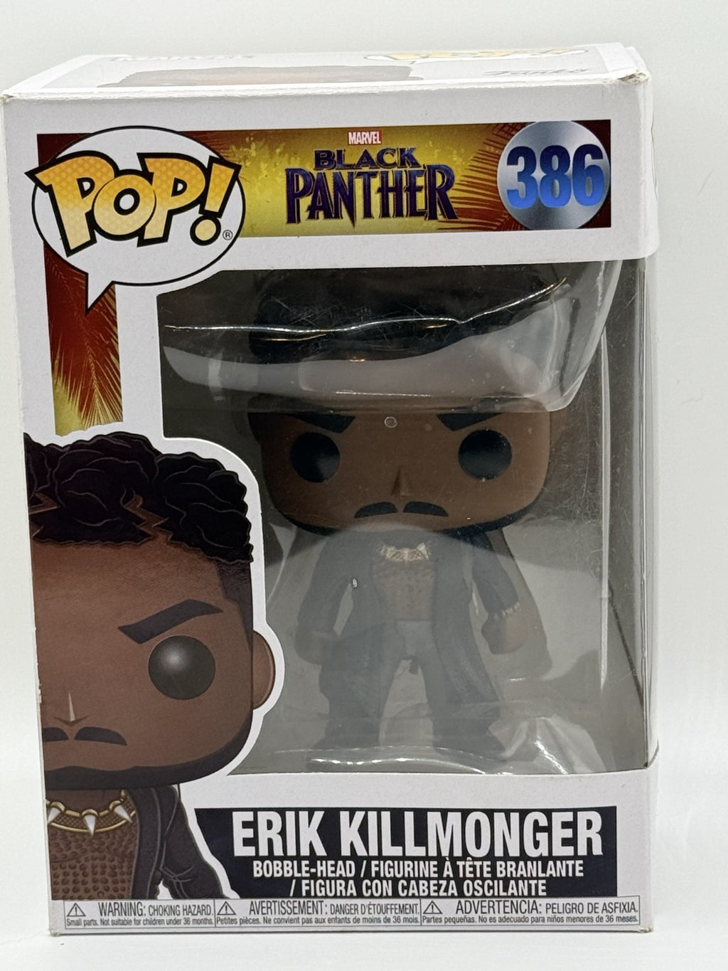 Funko POP! Marvel: Black Panther - Erik Killmonger #386
