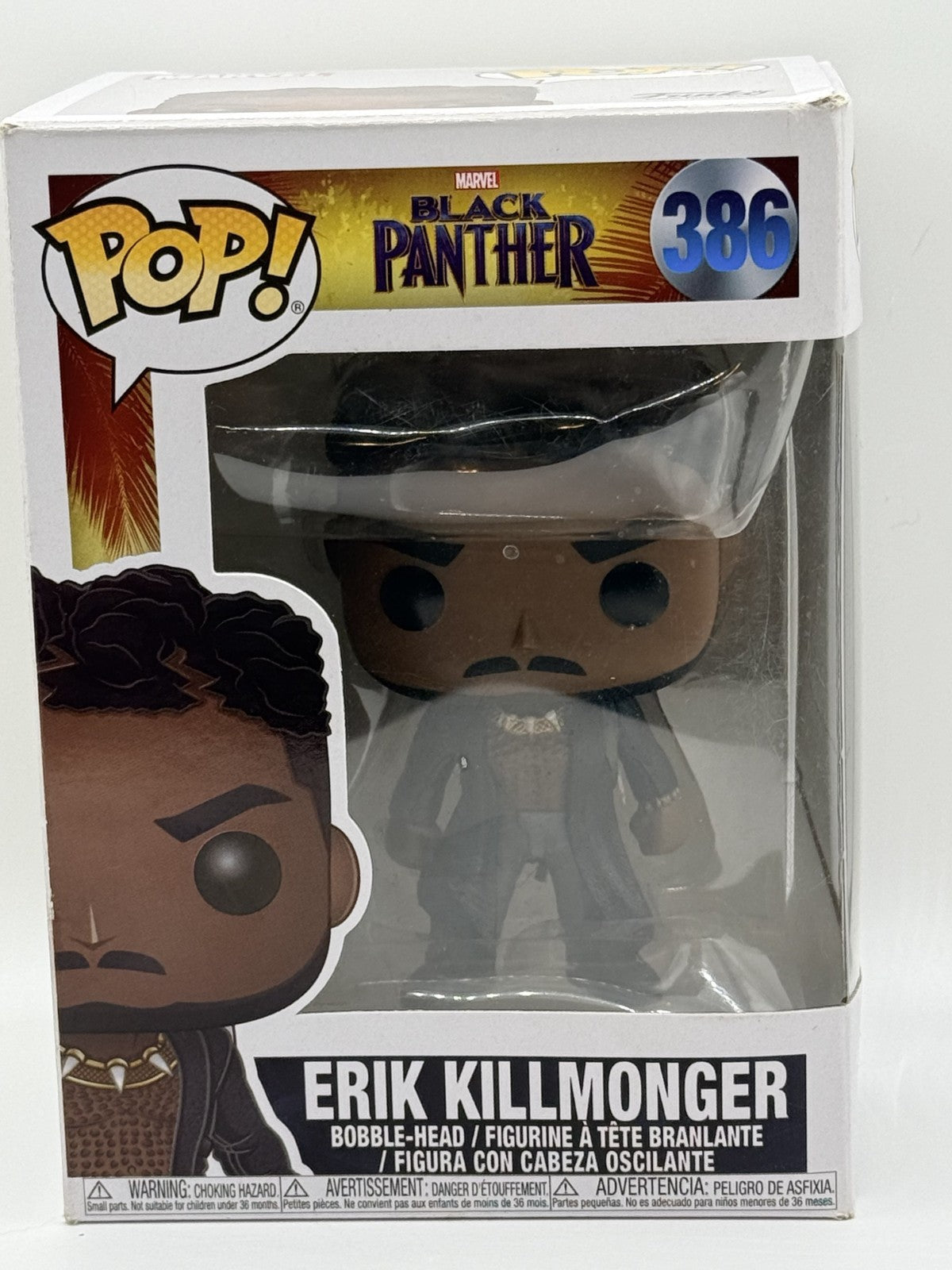 Funko POP! Marvel: Black Panther - Erik Killmonger #386