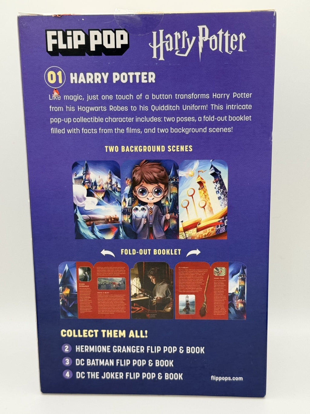 Flip Pop 01 Harry Potter & 02 Hermione Granger lot