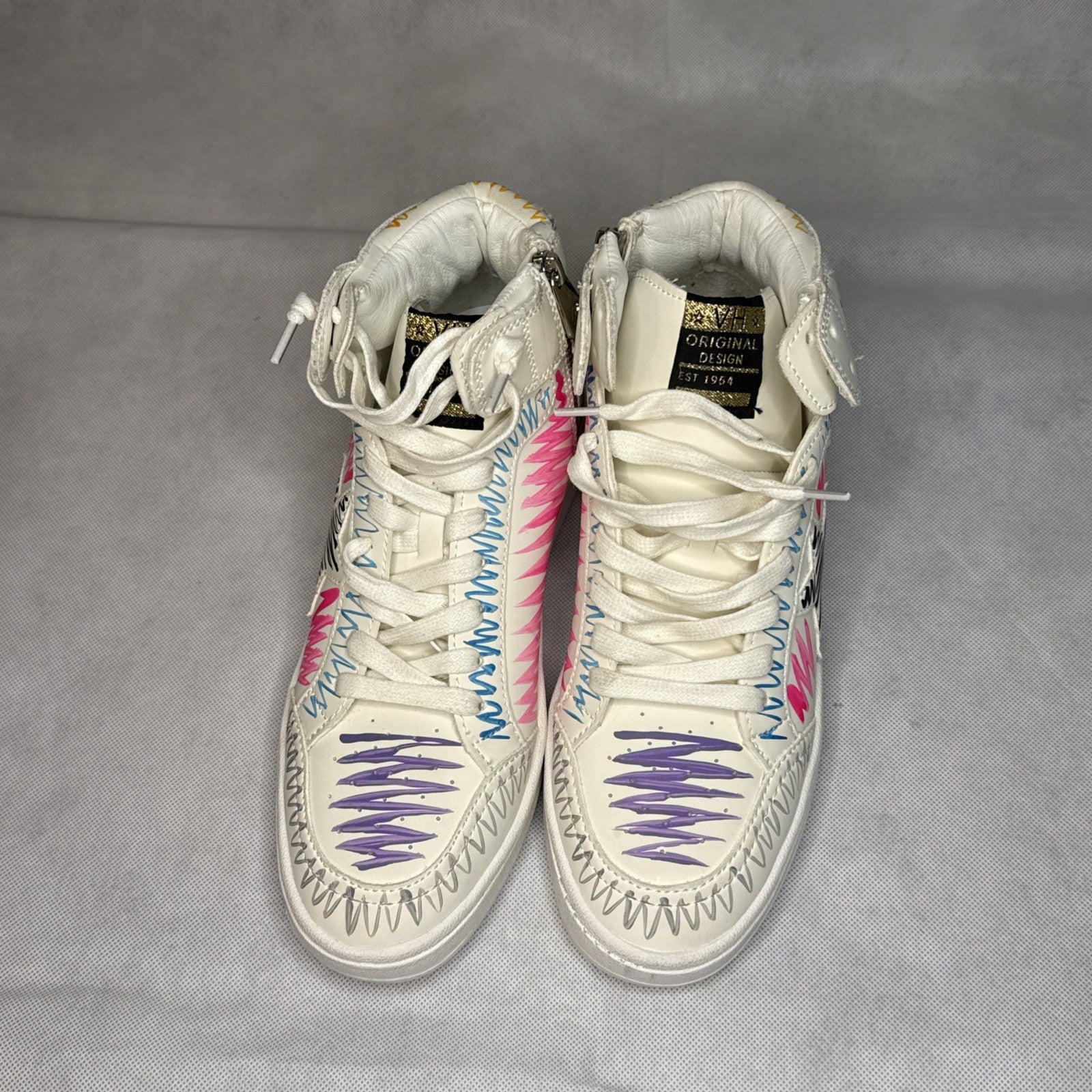 Vintage Havana Sneakers | Size 10 | Multi Swirl Hightop NIB